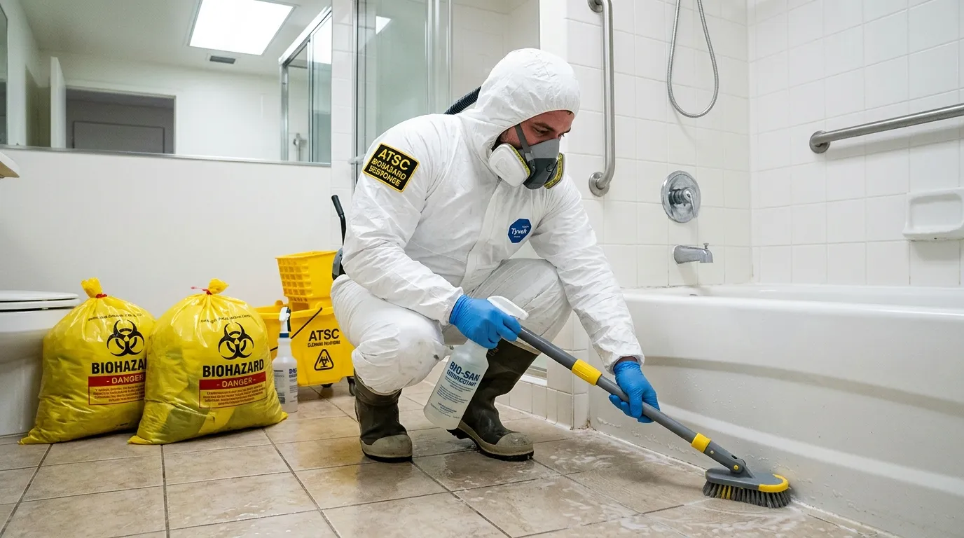 Decontamination equipment deployed for Blood Cleanup in Edina